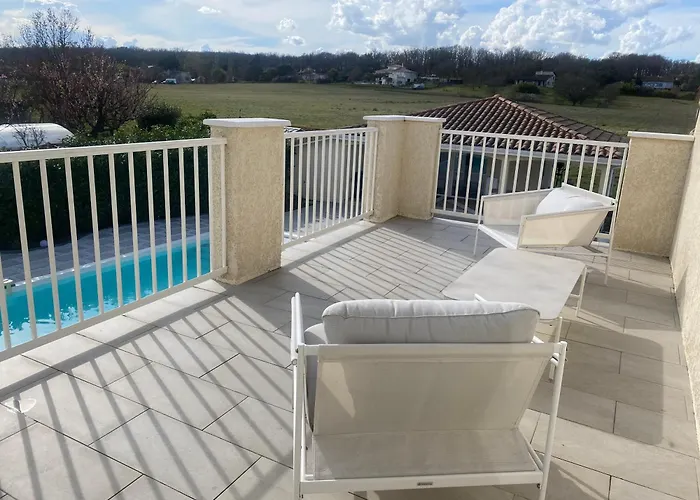 L Ecrin De Lidia Close To Meett Air Conditioning Parking Вилла Aussonne